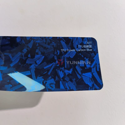 change film, suitable for both wet and: Auto Color Change Film - tpu-carbon-blue-dry-application-15215m