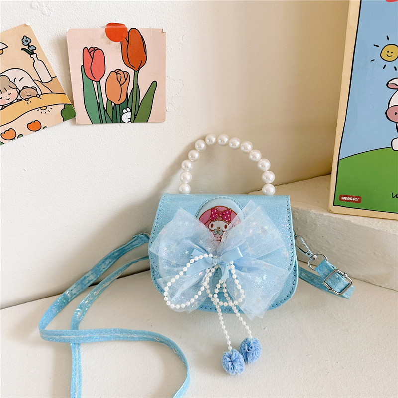 Luz intermitente, bolso de mano Kulomi, bolso de mochila para niños, princesa Melody, bolso de hombro para chicas lindas.