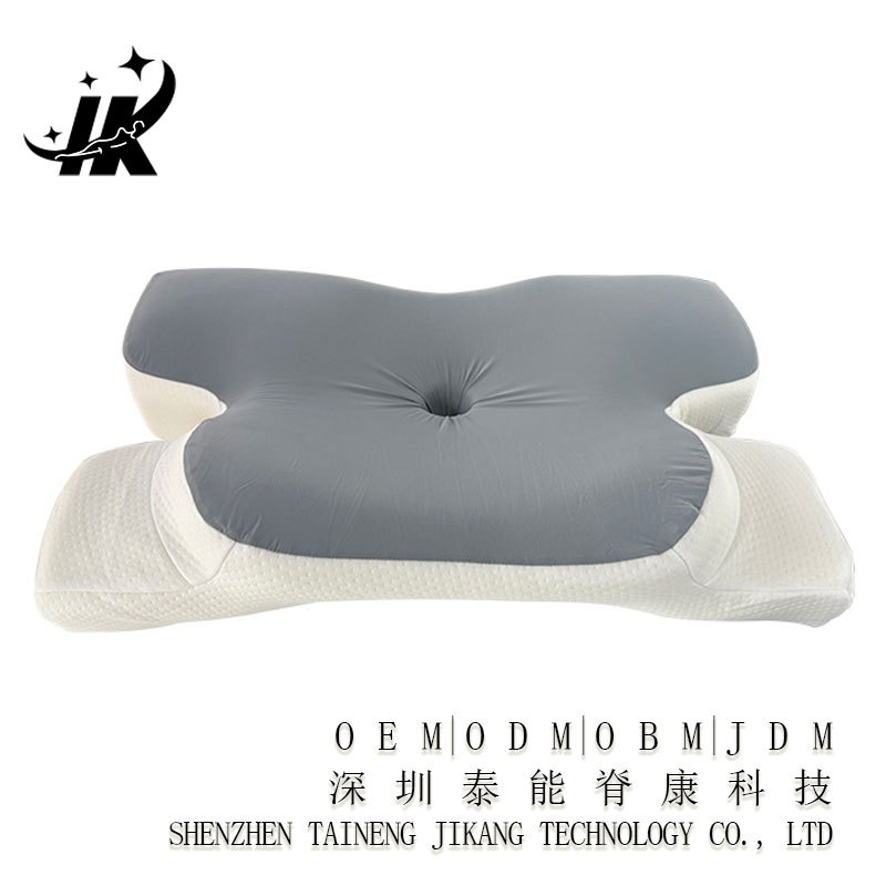 OEM personalizado memoria de algodón explosión tipo mariposa almohada de tracción cervical transfronteriza almohada de tracción ergonómica función de protección del cuello dormir lateral image 23