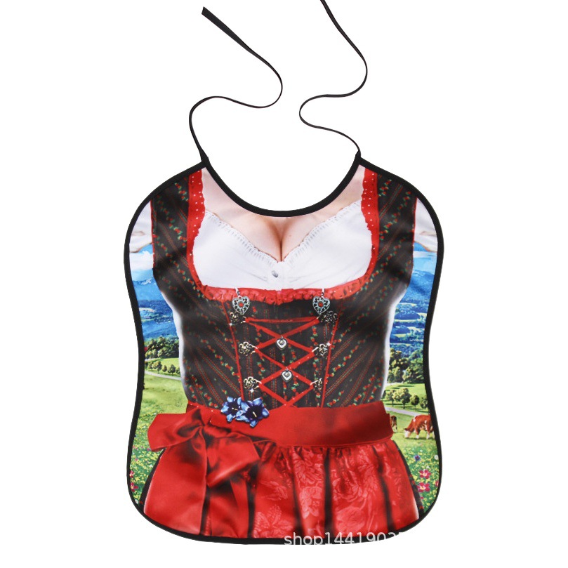 Fabricante en stock suministro adulto babero personalidad creativa divertido Reunión Anual partido spoof props olla caliente tienda invitado