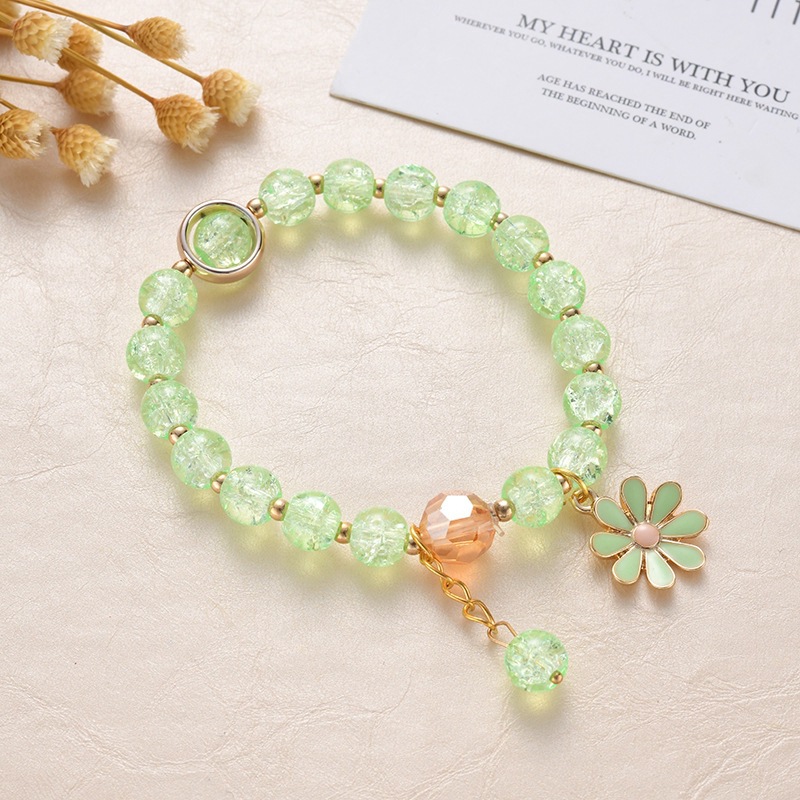 Mode Blume Kristall Polieren Damen Armbänder 1 Stück display picture 4