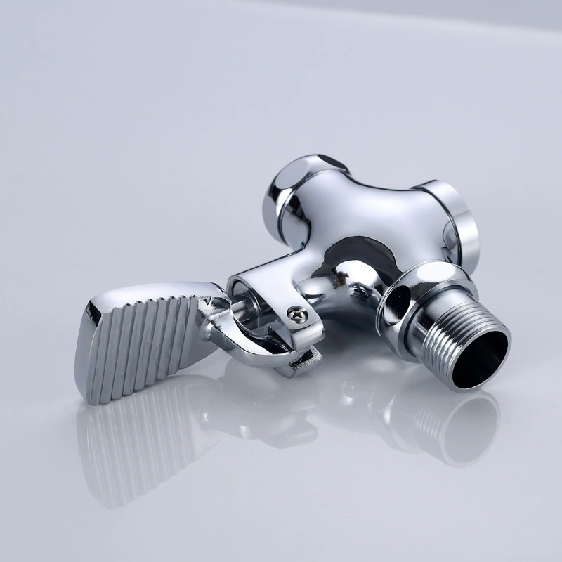 Foot-operated flushing valve squat toilet foot pedal flush valve for toilet squatting pit bathroom delay valve