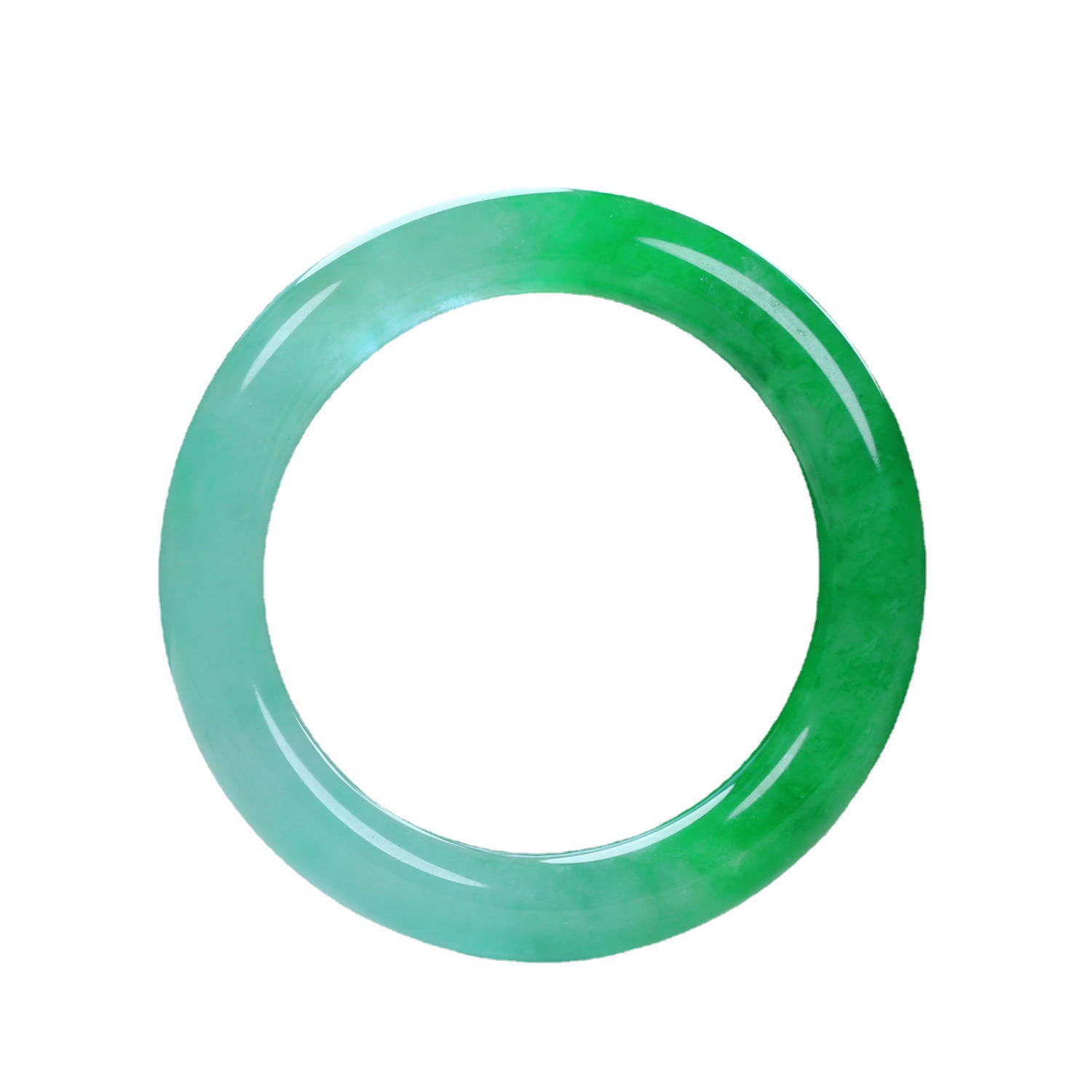 Pulsera de jadeíta birmana natural tipo A Brazalete de jade_voghion.com