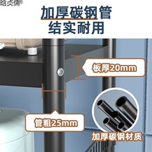 厨房置物架多功能落地多层收纳置物架货架家用锅架微波炉收纳层架