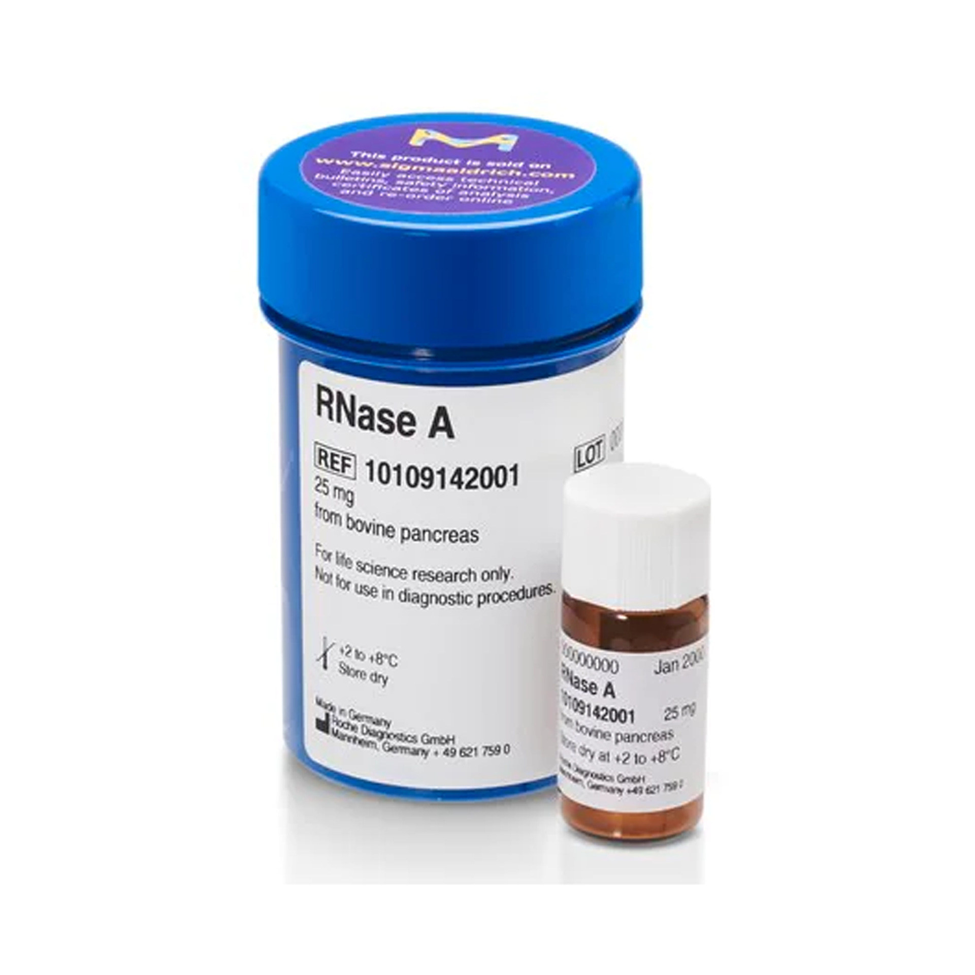 Roche 罗氏10109169001 RNase A，100mg  10109142001