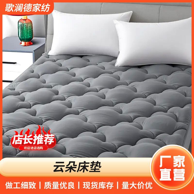 Yunduo Mattress Home Comfortable Bedroom Double Mat Hotel B&B Student Rental Thickeneded Warm Mattress Mat