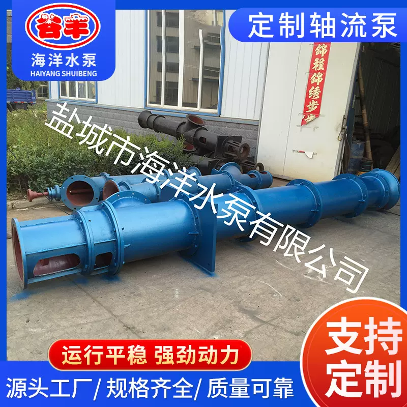 500ZLDB定制单基础20寸轴流泵大流量大功率水库排涝灌溉泵