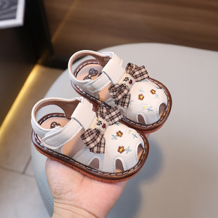 Summer Screaming Shoes, Cute Soft-Soled Non-Slip Baby Shoes, Princess Shoes, Toddler Shoes, Baby Girl Toe-Cap Sandals