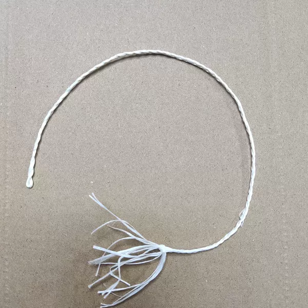 White mulberry silk - raw silk - hand and foot rope - 1