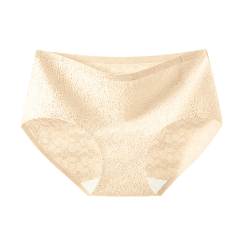 Ropa interior de algodón con horquilla alta 10A entrepierna antibacteriana entrepierna de algodón puro transpirable sin costuras 2025 nueva ropa interior de mujer sin pellizco