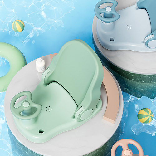 Baby Bath Seat, Genius Infant Chair, Bath Bench, Child Sitter, Newborn Tub Seat, Washable Seat Support
