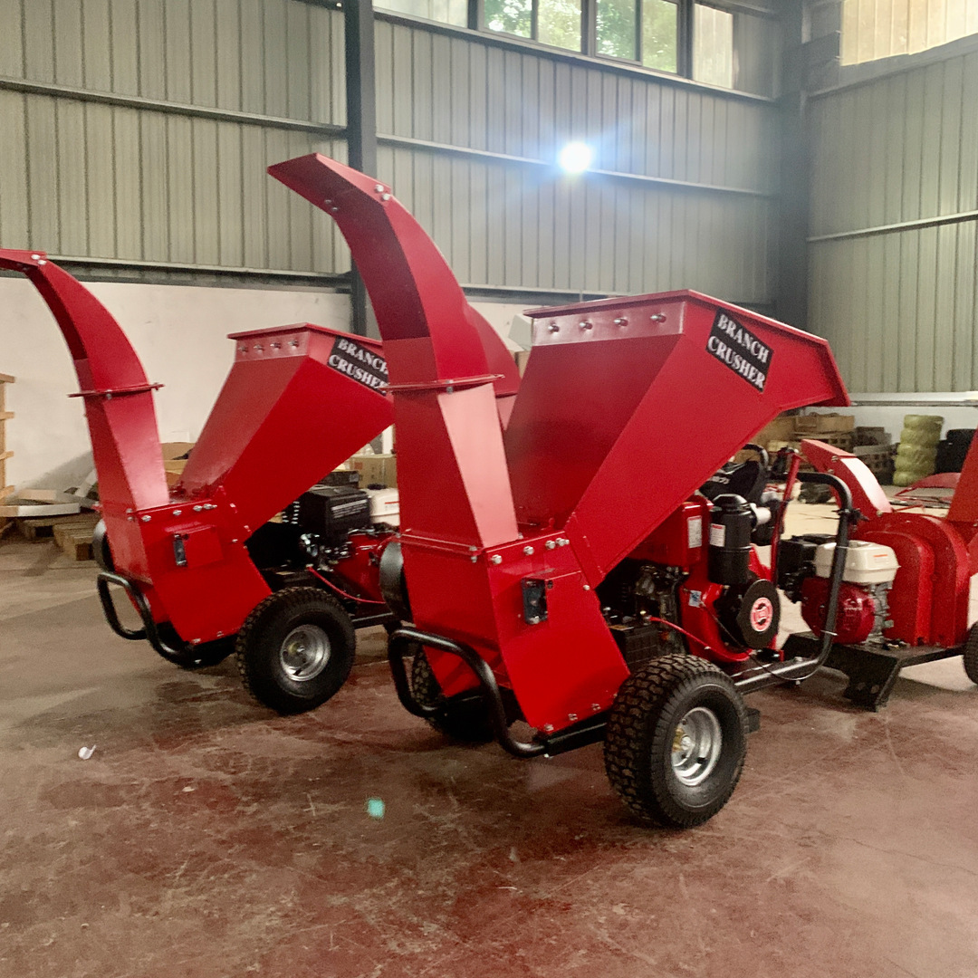 木材碎木机 可移动式柴油碎枝机 汽油树枝树叶粉碎机