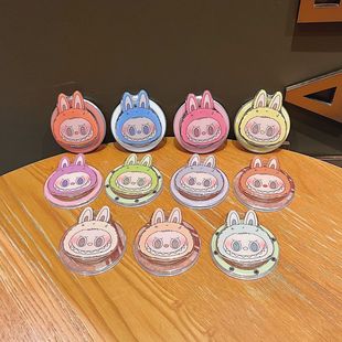 Personalized Niche Cartoon Labubu Universal Magnetic Mobile Phone Holder Multi-Functional Detachable Desktop Drama-Watching Artifact
