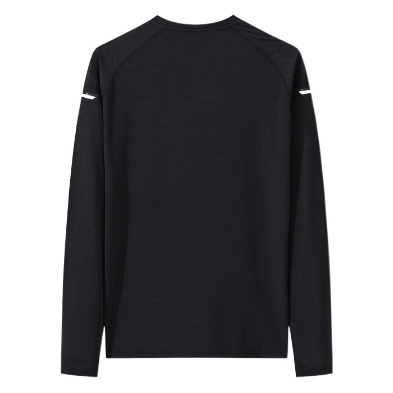 Hunting Star Autumn and Winter Round Neck Men's Sports Long-sleeved T-shirt Quick-drying Breathable Elastic Fitness Long-sleeved Running Training Clothing 21802