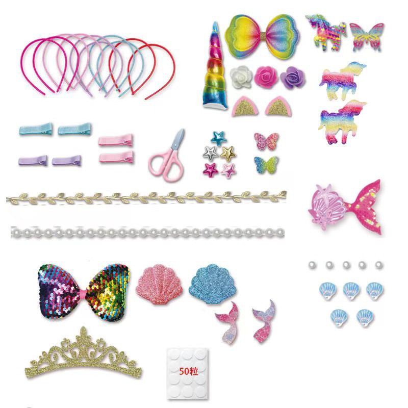 55피스 헤어밴드 세트(헤어밴드 10개)