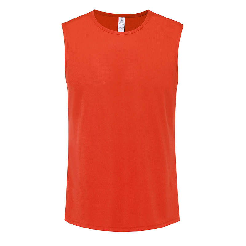 Chaleco deportivo para hombres de verano running fitness hielo rápido secado baloncesto entrenamiento de pista y campo camiseta sin mangas hombre hombro