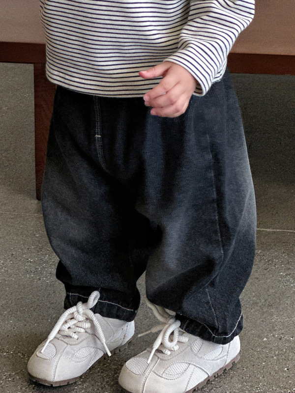 韓国子供服春秋幼児男の子コートジャケットカジュアルパンツストライプボトムシャツスリーピースアウトドア服|undefined