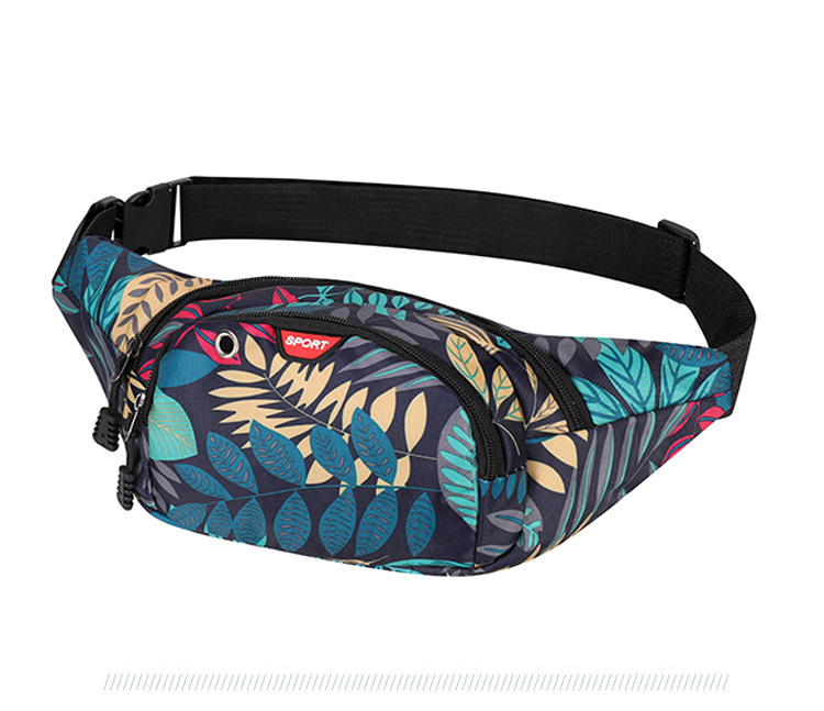Creative, versatile, fashionable landscape pictures, women's running, cycling, crossbody and close-fitting waist bags, cross-border wholesale and distribution undefined