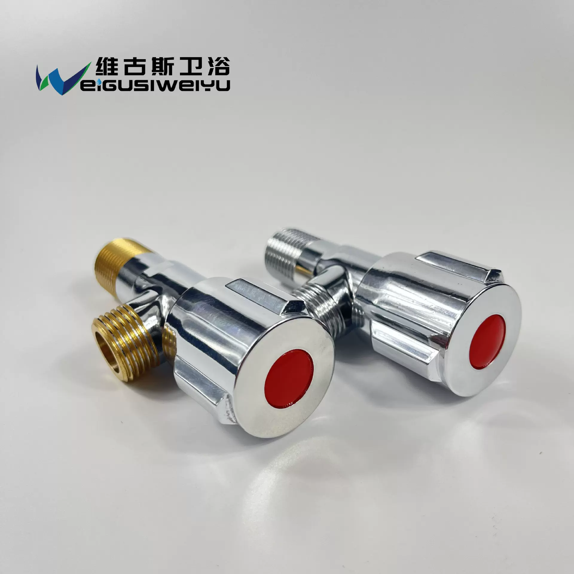工厂直销全铜三角轮快开角阀马桶热水器三角阀冷热纯铜止水阀铜芯