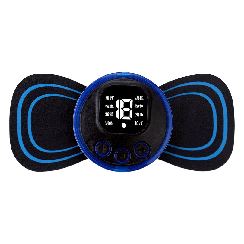 Masaje portátil inteligente pegatinas de cuerpo completo hombro y cuello pulso fisioterapia masajeador mini cervical masaje multifuncional transfronterizo