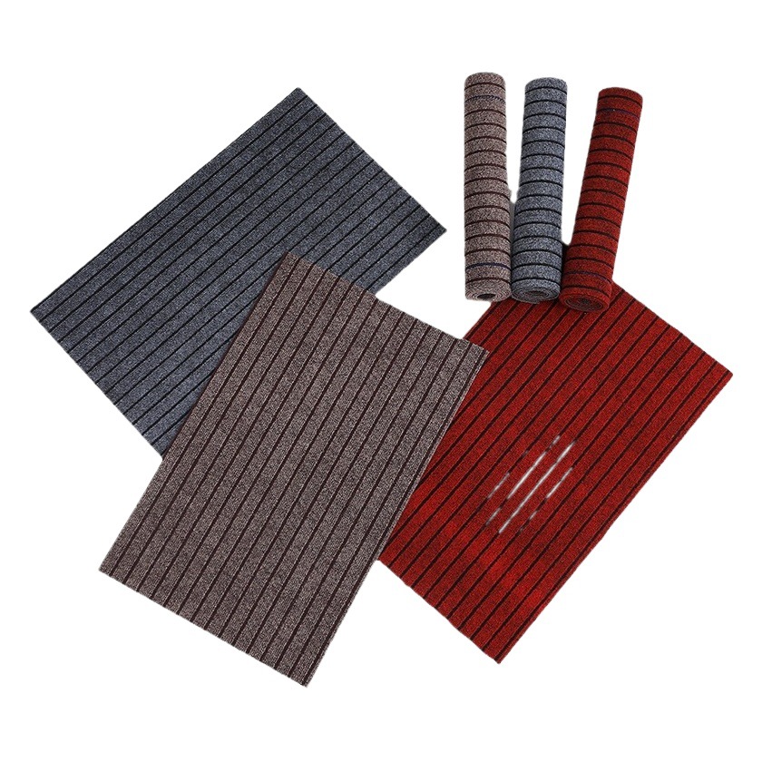 Siete rayas de cocina antideslizante absorbente de aceite alfombra de agua puerta de entrada dormitorio balcón alfombra larga personalización