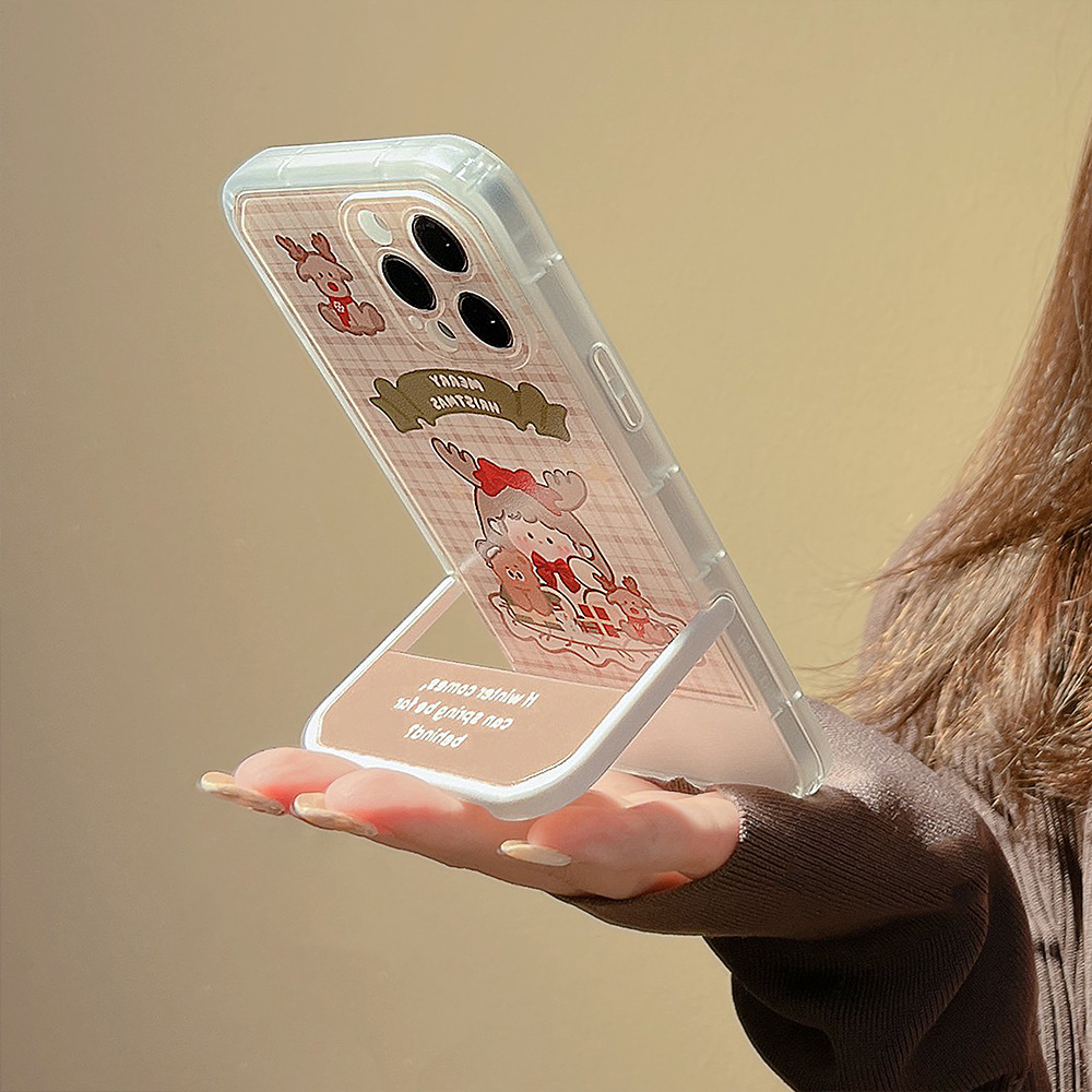 Christmas iPhone Apple Phone Case 13 Folding Stand XS Applicable 14 Promax12_voghion.com
