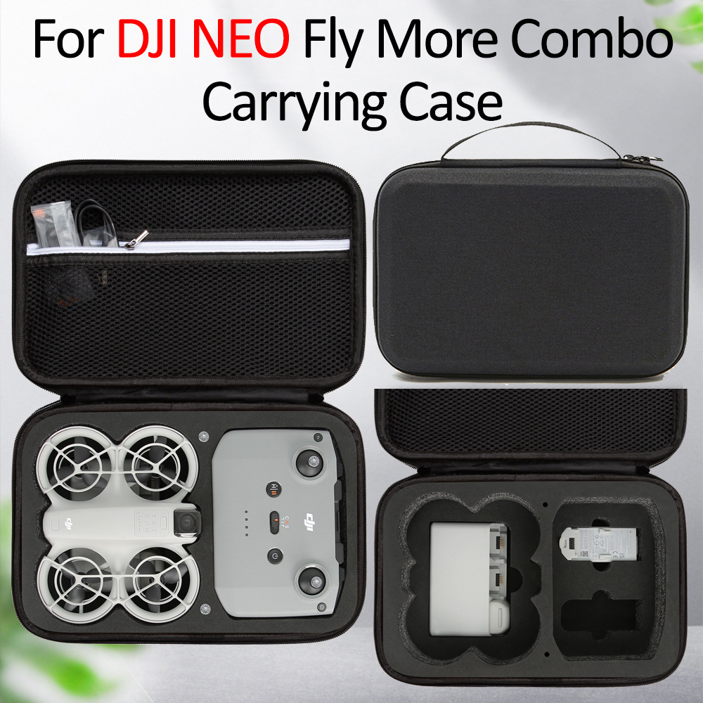 Adecuado para la bolsa de almacenamiento DJI NEO, caja de almacenamiento de la versión gratuita de DJI NEO, juego completo de accesorios de almacenamiento para drones.