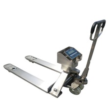 防水款液压叉车电子秤 全304材质不锈钢电子叉车秤 耐腐地牛车秤