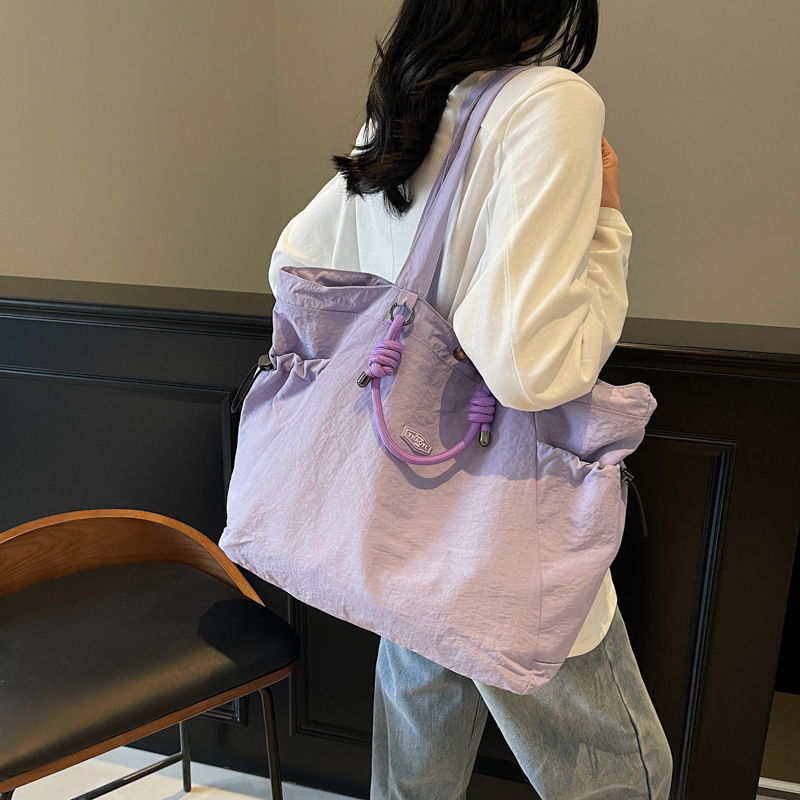 特包2025新型男女通用大容量とキャンプ通勤バッグファッションカジュアルなシングルショルダーバッグ|undefined