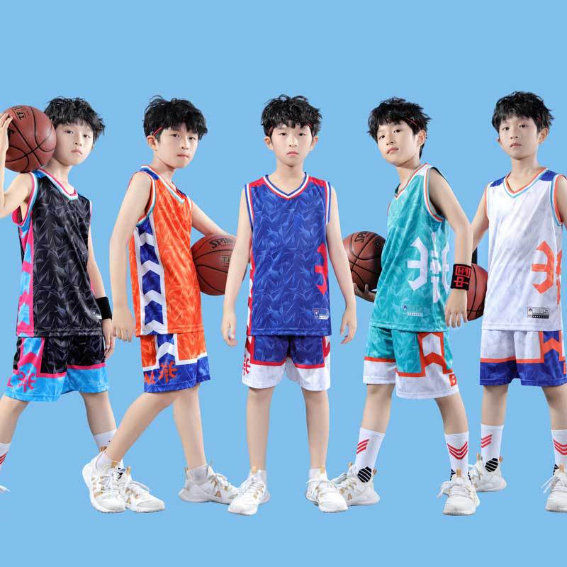 Children's Basketball Uniform Set, Men's Quick-Drying Clothing, Elementary School Students Playing Sports, Running Vest, Training Uniform, Jersey Trend