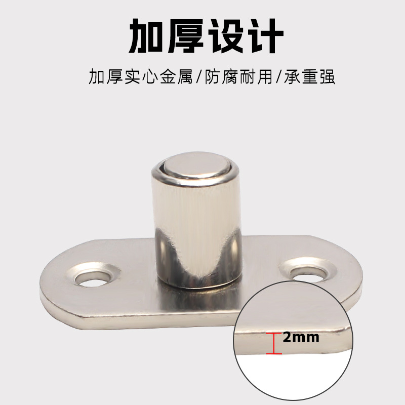 Jin Ding engrosado puerta deslizante de madera localizador de rueda de elevación fijador de rueda de tierra de doble rodamiento límite accesorios de puerta deslizante fija