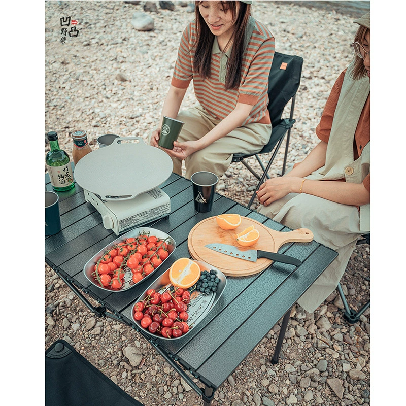 Открытый кемпинг складной стол барбекю стол для пикника и стул портативный стол из алюминиевого сплава и стул костюм яичный рулетик стол ультра легкий