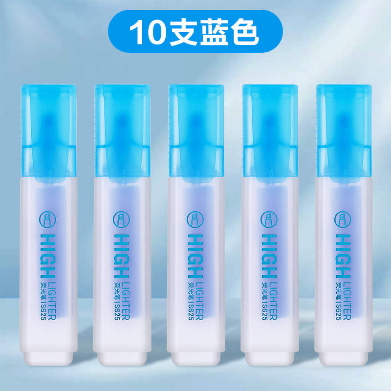 Deli / Dely Highlight Stud Papelería marcador de trazos clave para tomar notas de bolígrafo de contabilidad puntero S625