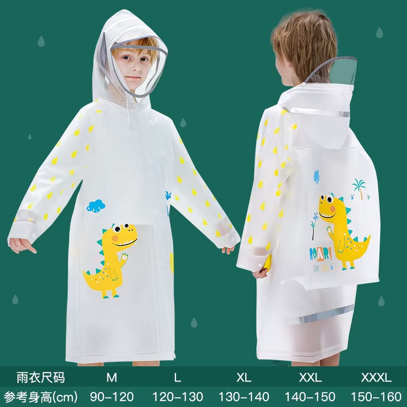 Liquidación para niños impermeables niñas jardín de infantes niños estudiantes de primaria poncho grueso traje de niño impermeable cuerpo completo