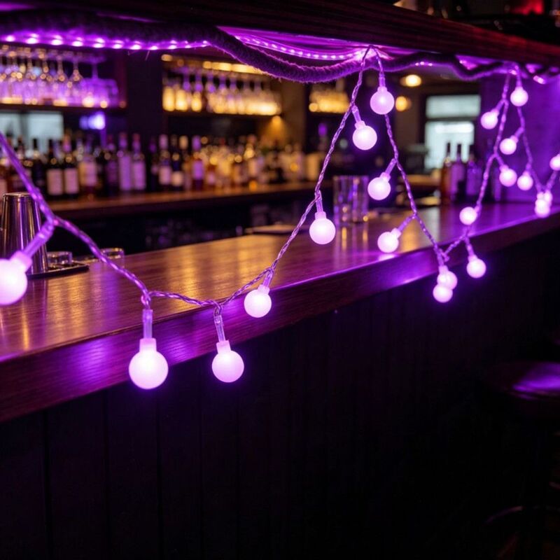 Internet-Famous Colorful String Lights, Flashing Lights, Fairy Lights, Colorful Wedding Decorations, Outdoor and Room Decoration for Girls, Wholesale