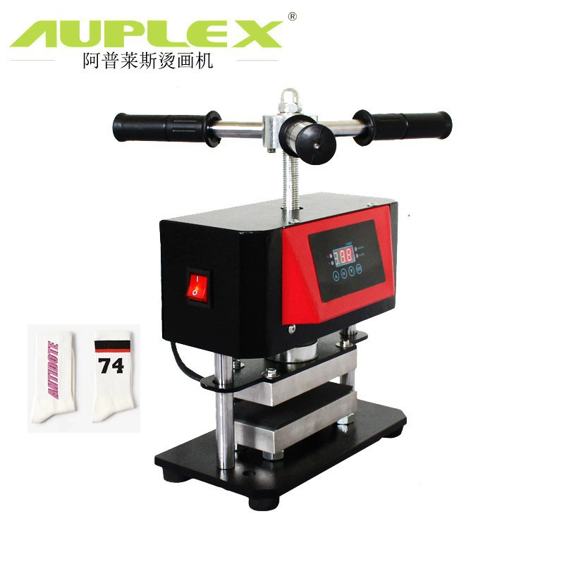 Горячая штемпелюя машина отжимая канифоль машина AP1907 6*12 см Теплопередача машина небольшая Верхняя и нижняя плита нагревательный пресс