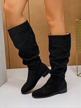 Z 77345 Stacked Boots Womens High Boots ����Ѷ�ѥ �羳