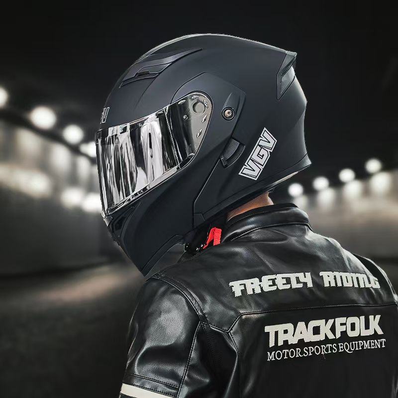 2025 New VGV Motorcycle Helmet Dual Lens Full Face 3C Certified