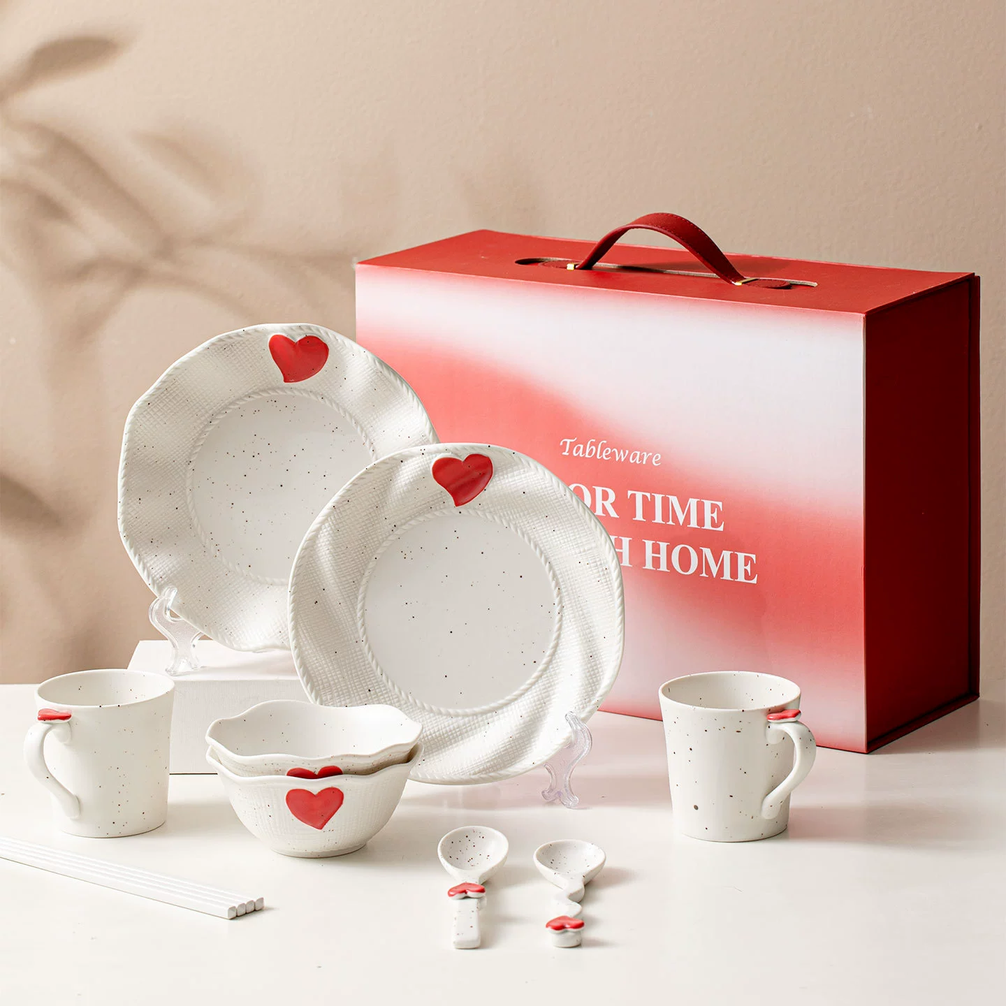 Wavy high quality set, ceramic cream soup bowl for home use, tableware, gift box
