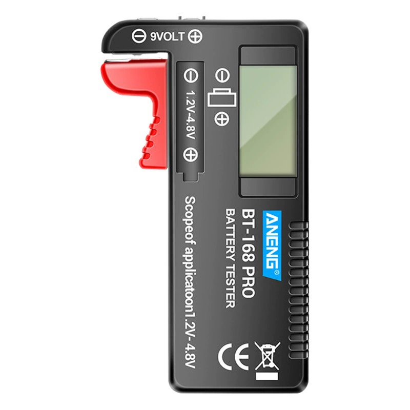 Тестер батареи ANENG может измерять тестер напряжения батареи 18650, высокоточный прибор для измерения батареи с цифровым дисплеем