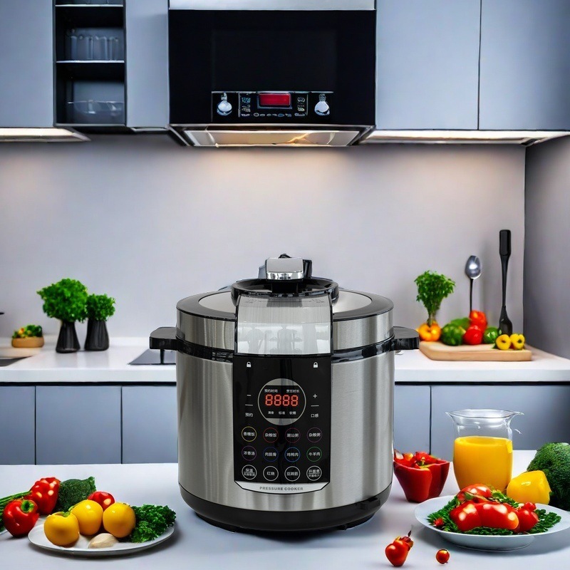 Cross-border Direct Supply Commercial 220V Electric 5L/6L Large Capacity Household Automatic Intelligent Rice Pressure_voghion.com