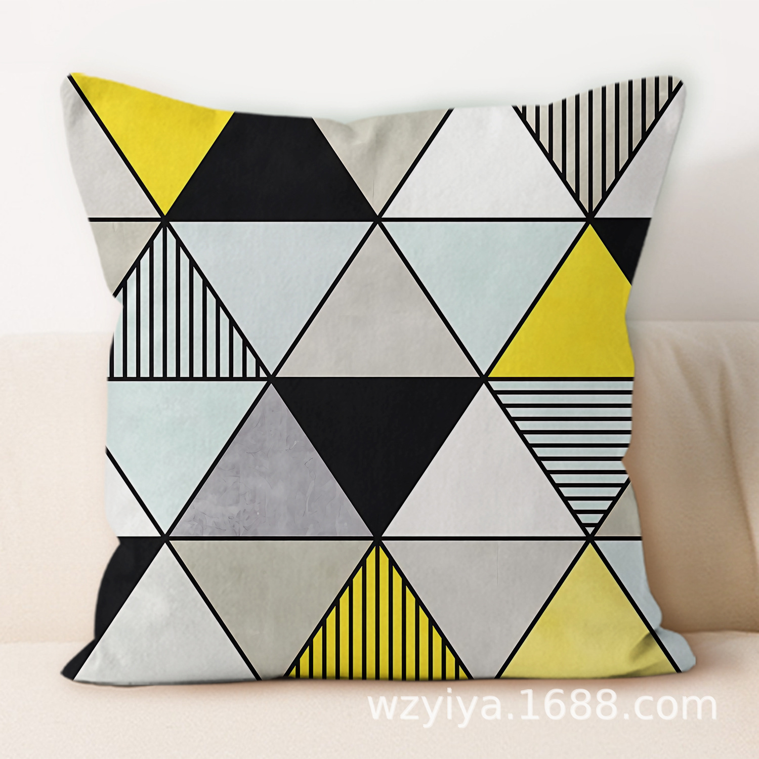 Amazon venta caliente cojín de mármol almohada moderna minimalista geométrica para el hogar sofá cojín almohada