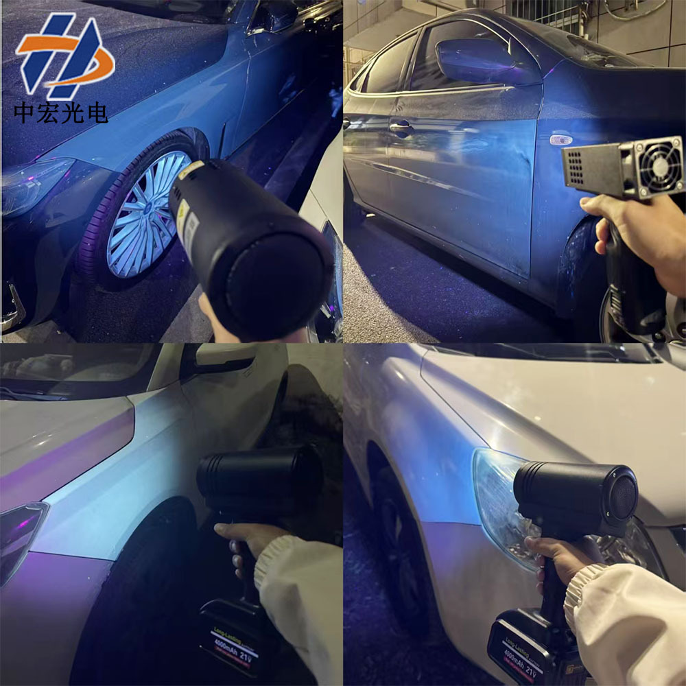 365Nm Handheld Uv Lamp for Automotive Paint Touch-Up, Putty Sheet Metal Inspection, and Paint Defect Detection, Rechargeable
