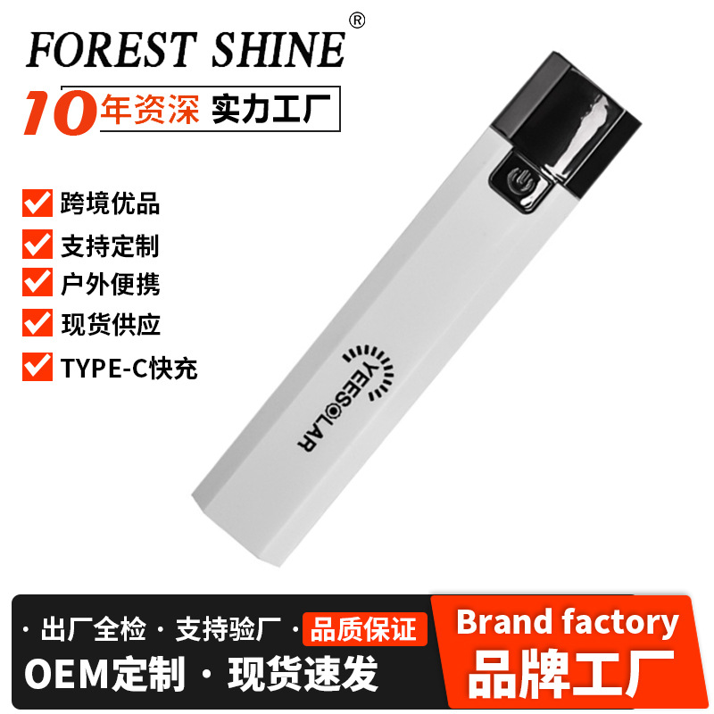 Fuerte luz USB recargable mini linterna senderismo portátil al aire libre pequeña linterna iluminación del hogar linterna tesoro de carga