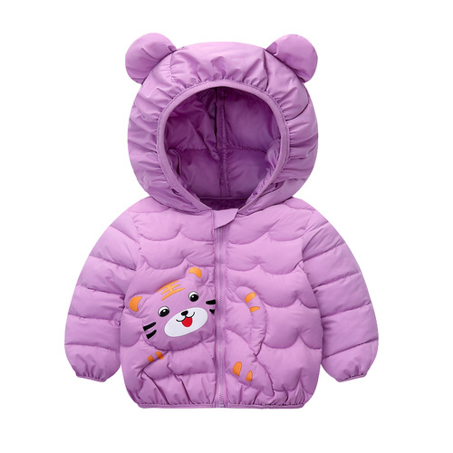Children's Down and Cotton Jackets Cartoon for Boys and Girls, Small Children and Baby Cotton Coats, Live Streaming Dropshipping