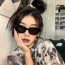 新款欧美猫眼太阳镜墨镜女高级感显脸小防紫外线防晒男士偏光墨镜