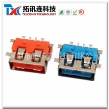 �ԴPD���USB 2.0A/F SMTĸ��A�ڶ��Ӽӌ�3A/5A�������ɫ�͸ߜ�