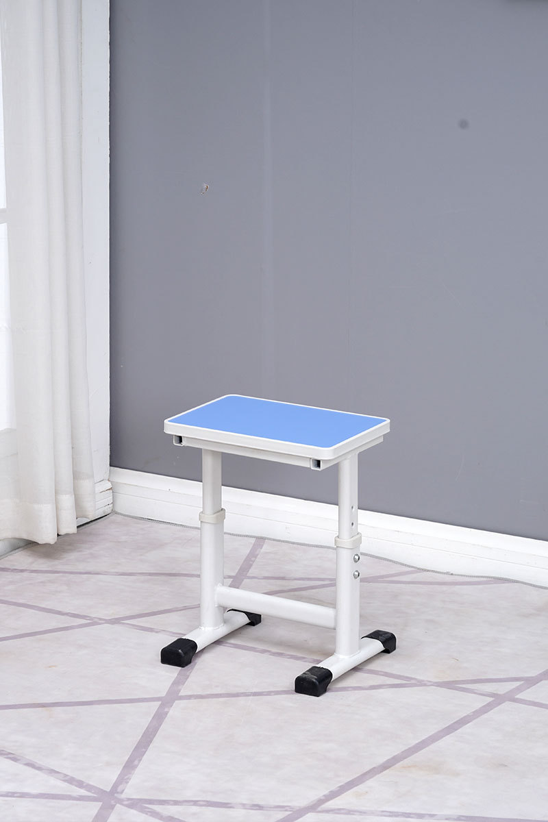 나무 의자 표면 파란색 쓰기 의자 리프트 높이 35/45