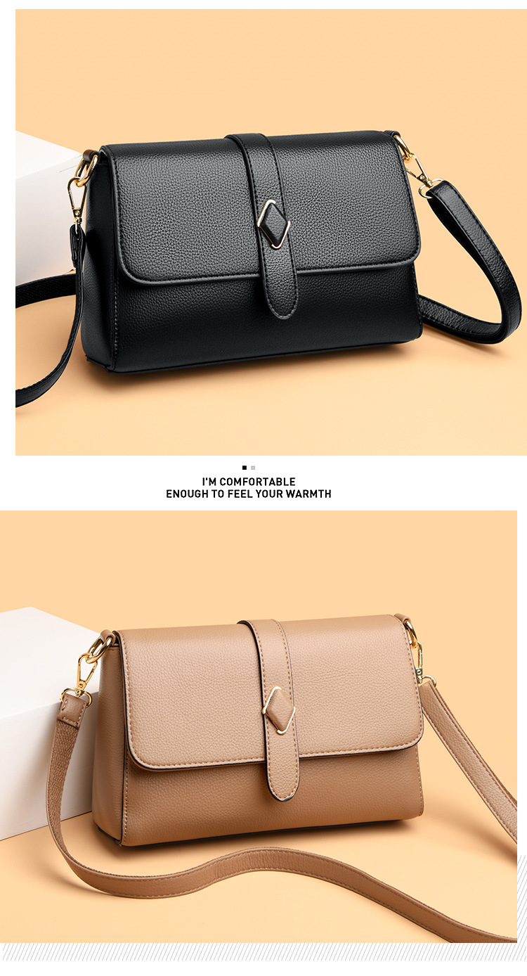 Design di nicchia 2024 nuova tendenza borsa a tracolla piccola quadrata da donna con tracolla singola minimalista urbana da donna_voghion.com