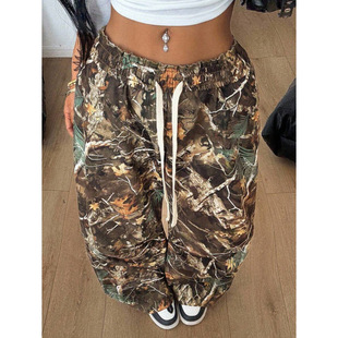 E 94608 Camo Wide Leg Pants �Բ�����ϵ�ѝ�羳���uͨ���R